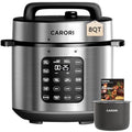 CARORI 8 Qt 9-in-1 Electric Pressure Cooker with IMD Touchscreen, Non-Stick Pot