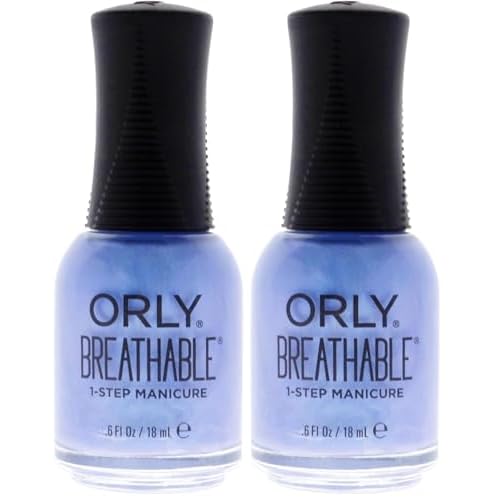Orly Breathable Treatment Plus Color - 2060033 You Had Me At Hydrangea Nail Polish Women 0.6 oz (Pack of 2)