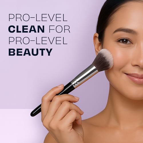 Original Lavender Makeup Brush Cleaner - Professional Cleanser for Makeup Brushes - Quick-Drying, Rinse-Free Formula - Removes Stubborn Waterproof Make Up, 16 oz
