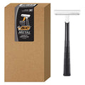 BIC Metal Men's Disposable Razors - Single Blade, 30 Count for Smooth Shave