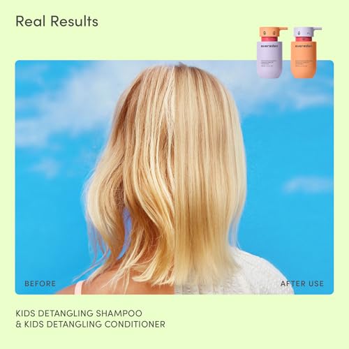 Evereden Kids Detangling Conditioner 6.7 Fl Oz - Silicone-Free, Dermatologist-Tested