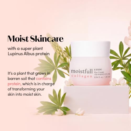 ETUDE Moistfull Collagen Eye Cream - Hydrating Eye Care for Sensitive Skin, 0.94 fl oz