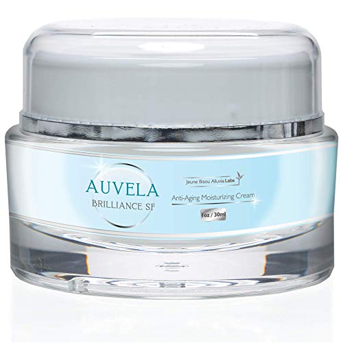 Jeune Bisou Alluvia Labs Auvela Brilliance SF Anti-Aging Wrinkle Cream - Moisturizer & Skin Protector