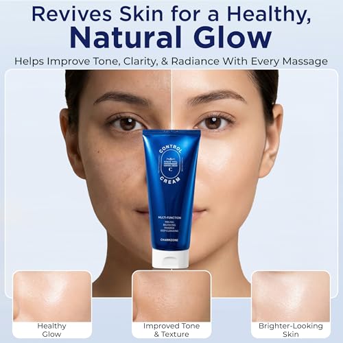 CHARMZONE Control Cream 150ml – Korean Exfoliating Face & Body Moisturizer with Variation 5.29 oz
