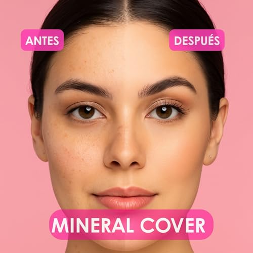 Pink Up | Mineral Cover |Compact Powder | Matte velvety finish | Long-lasting oil control | Makeup | Setting powder | Lightweight pressed formula | Sand shade | Model PKM400