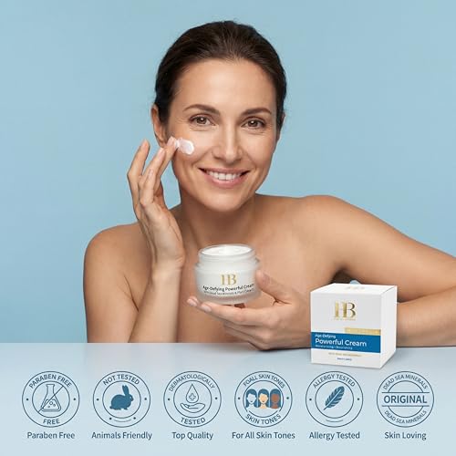 H&B Powerful Anti-Wrinkle Cream Anti-aging Face Moisturizer for Women Dead Sea Minerals