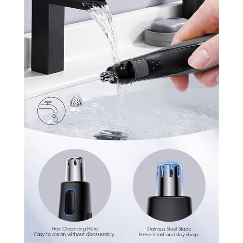 Upgraded Nose Hair Trimmer Replacement Heads for O Blade - Compatible with Oblade QP2834 QP2724 QP2520/30, QP2620/30, and Pro Series - Quick & Effortless Trimming, Painless Hair Removal