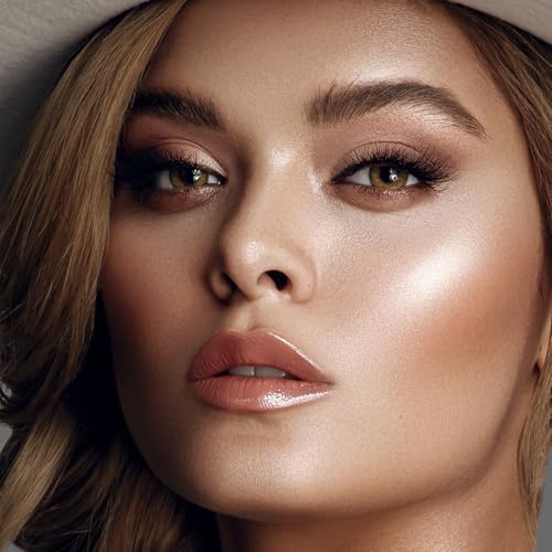 Face Highlighter Stick, Cream Contour Highlighter Makeup Stick, Natural Smooth Shimmer Highlight, Waterproof and Long Lasting Illuminator