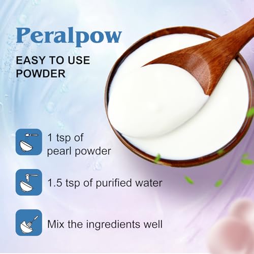 Organic Pearl Powder for DIY Skincare White 100g - Brightening & Anti-Aging
