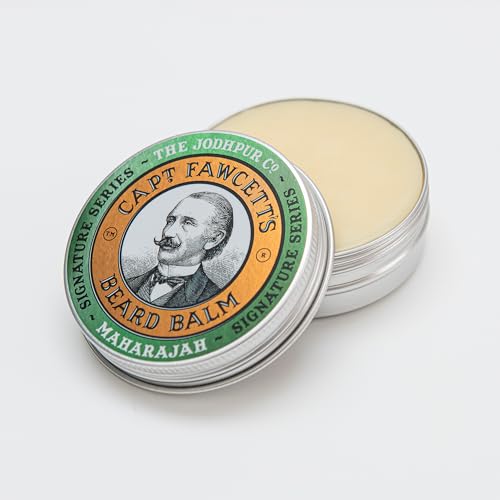 Beard Balm with Almond Oil & Shea Butter - 2oz Moisturizing Conditioning for Men