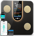 RunStar Smart Body Scale with 22 Metrics - Warm Brown, 8-in-1 Display