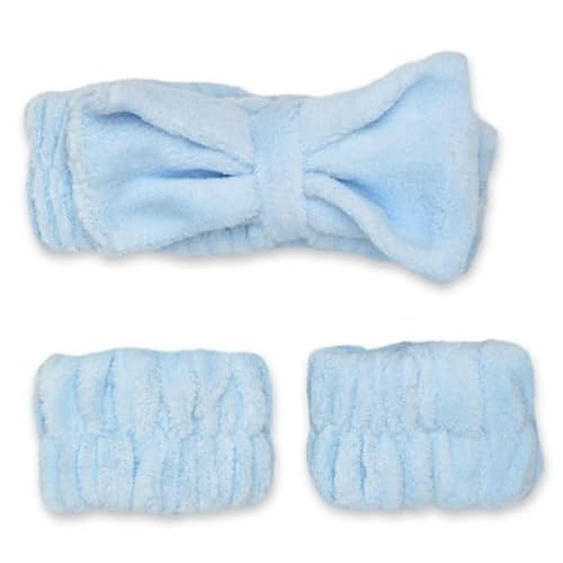 iscream Sprinkle Spa Day Plush Velour Spa Headband and Cuff Set