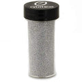 GLITTIES - Brilliant Silver - Cosmetic Grade Extra Fine (.006") Loose Glitter Powder Safe for Skin! Perfect for Makeup, Body Tattoos, Face, Hair, Lips, Soap, Lotion, Nail Art - (30 Gram Jar)