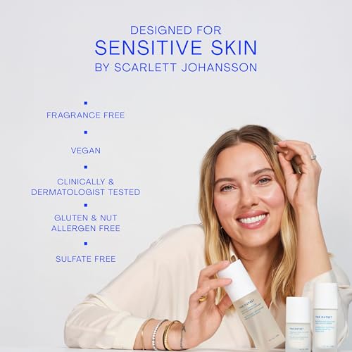 The Outset Blue Clay Face Mask, Hydrating & Detoxifying for Blackheads, Pores & Skin Clarifying, Gentle, Fragrance-Free, Vegan, Gluten-Free Clean Skincare - 1.7 fl oz