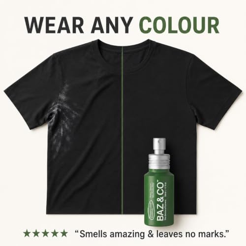 Natural Deodorant Spray for Men - Aluminum-Free, Long-Lasting Odour Protection with Witch Hazel & Vetiver - 50ml