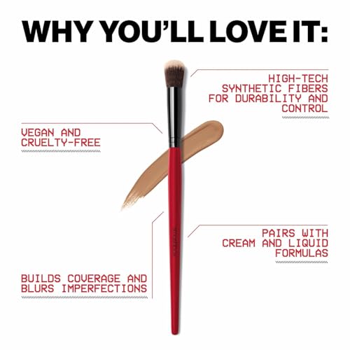 Concealer Brush for Liquid and Cream Makeup - Airbrush Finish