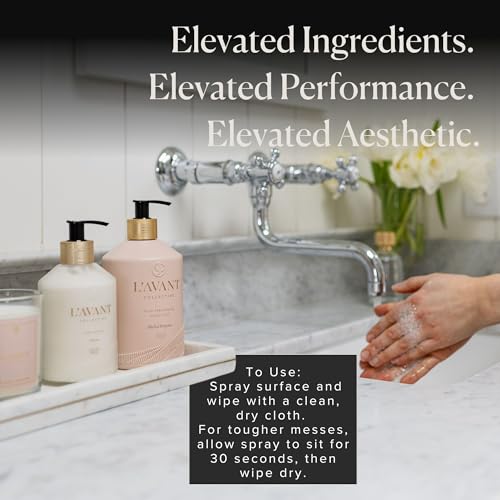 L'AVANT Collective Blushed Bergamot Plant-Based Hand Soap 16oz Refillable Glass Bottle