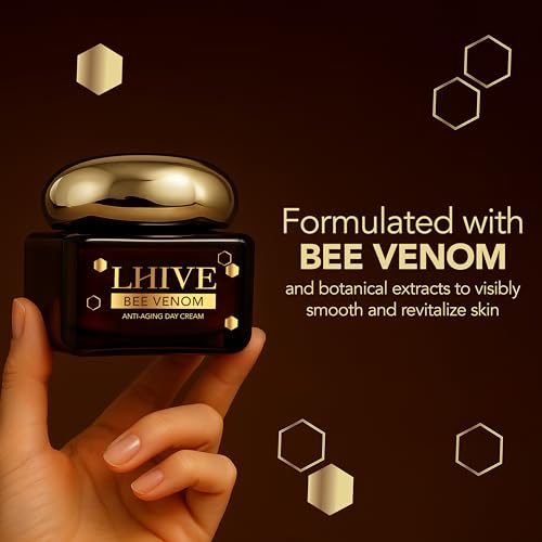 Bee Venom Face & Neck Cream - Anti-Aging Moisturizer with Manuka Honey & Squalane, 1.7 oz