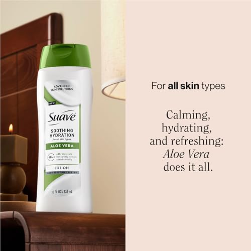 Aloe Vera Hand & Body Lotion 18 Fl Oz Pack of 6 - Soothing Hydrating Moisturizer