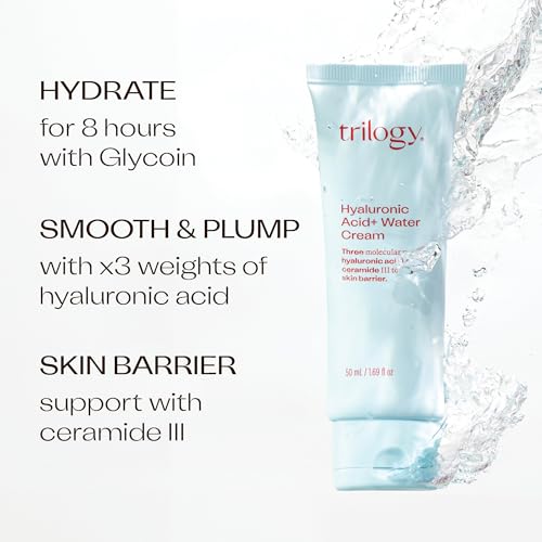 Hydrating Hyaluronic Acid Water Cream - Lightweight Moisturizer for Face