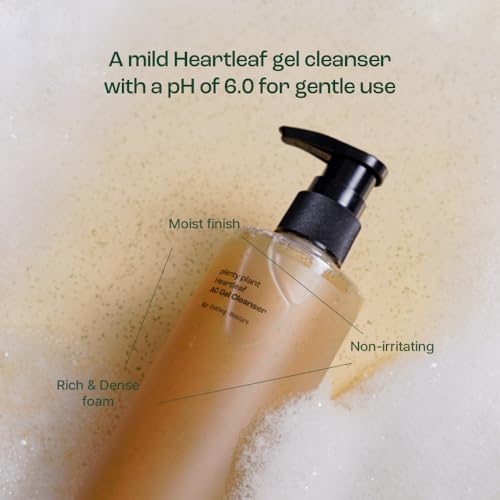 Gentle Heartleaf Facial Gel Cleanser - Low pH, Moisturizing Daily Face Wash 9.9 fl oz