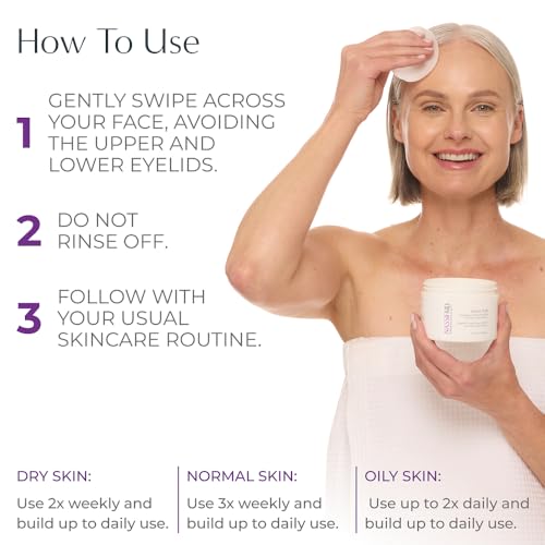 Exfoliating Detox Pads - Original Formula Face Size 30 Count by NASSIFMD