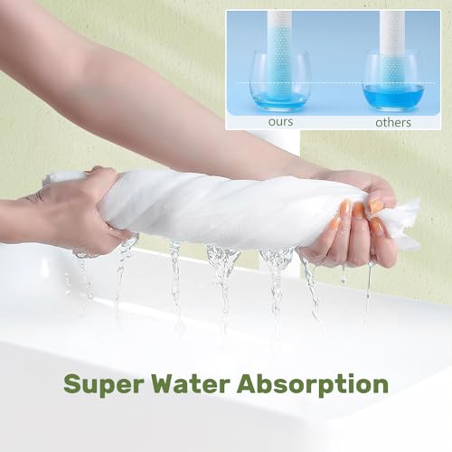 Disposable Large Bath Hair Drying Towels - 16x31.5 Inches, 100 Pack