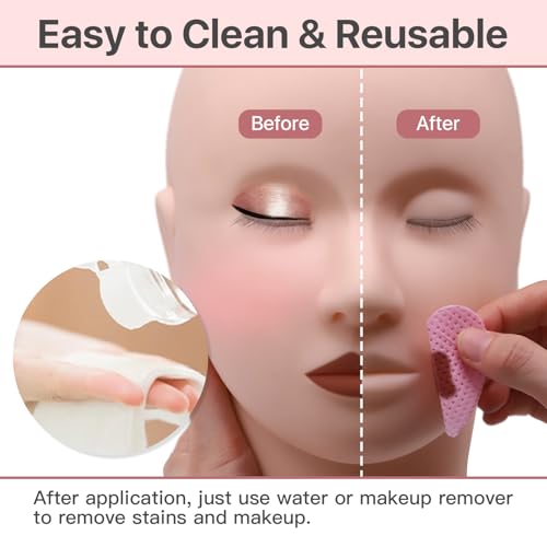 Lash Practice Mannequin Head with 3 Lash Layers for Eyelash Extension Training