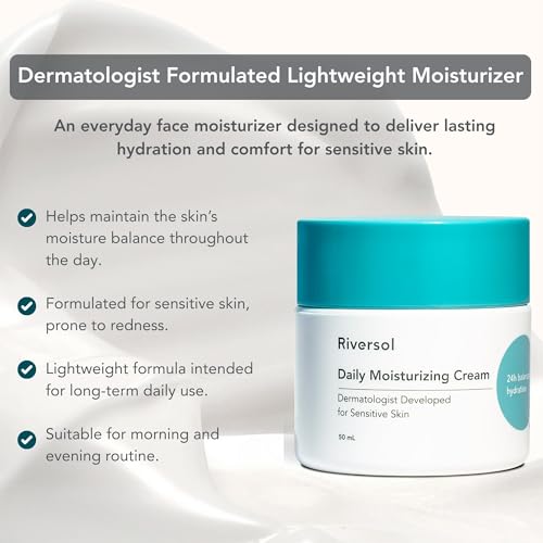 Riversol Anti-Aging Face Moisturizer for Sensitive & Mature Skin
