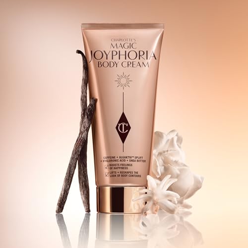 Charlotte Tilbury Magic Joyphoria Body Cream - Hydrating & Firming Body Lotion with a Warm, Floral & Vanilla Scent - Helps Reduce the Appearance of Cellulite (200ml)