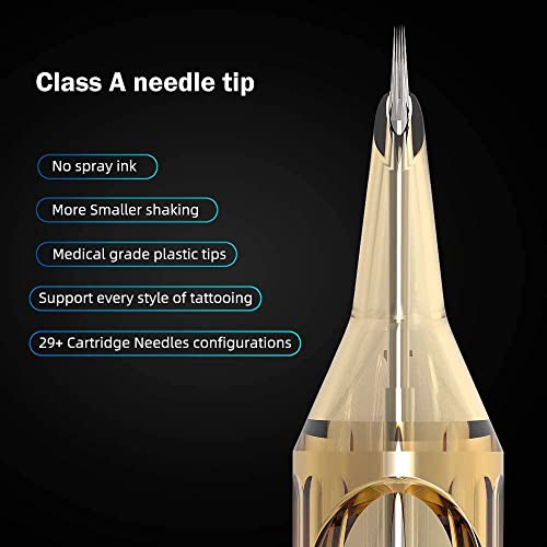 Ambition Premium 50Pcs #10 Bugpin Round Liner Tattoo Needles 1005RL Disposables