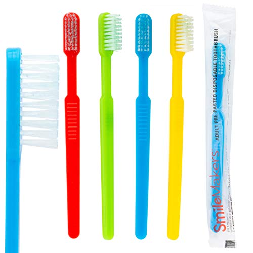 Disposable Travel Toothbrushes with Toothpaste - 144 Pack, Individually Wrapped, Mini Dental Hygiene Set