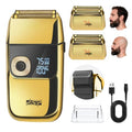 DSP 2-in-1 Bald Shaver for Men with LED Display - Gold Variation