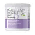Brittanie's Thyme Pure Hyaluronic Acid Serum Powder, 100 Grams | High Molecular Weight, Cosmetic Grade, 100% Natural, Boosts Skin Hydration for Softer, Smoother Skin