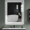 24x32 Inch LED Bathroom Mirror with Anti-Fog & Dimmable Lighting - High Brightness, Memory Function