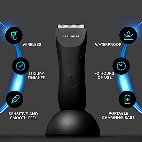 geegvv Body Hair Trimmer for Men, Body Shavers for Men, Mens Body Shaver, Mens Body Trimmer, Body and Balls Shaver, Personal Groomer for Men, Mens Shavers for Private Area