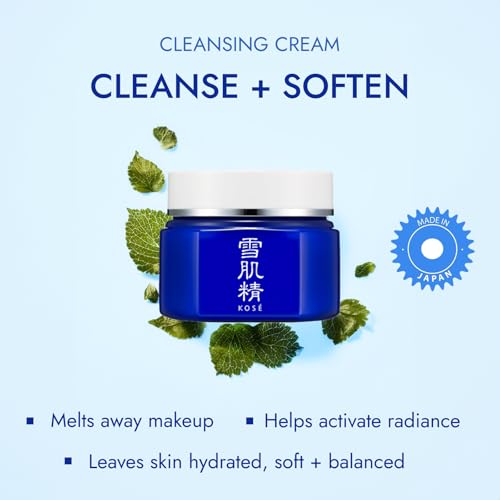 SEKKISEI Cleansing Cream, Face Wash & Makeup Remover, 4.9 Ounce