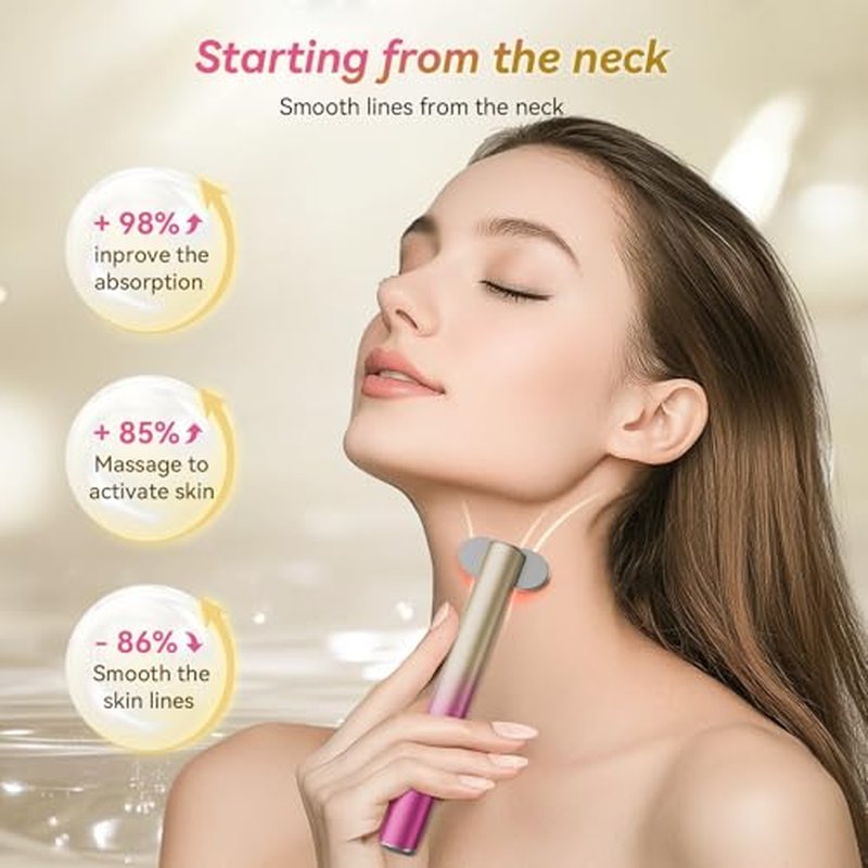 7 in 1 Red-Light-Therapy£¬Red Light Therapy for Face Eye Skincare Equipment at Home£¬Red for Skincare & Blue Rejuvenation Tool