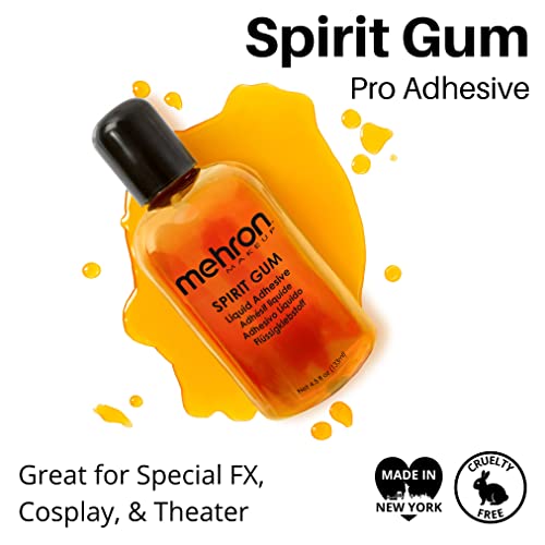 Mehron Spirit Gum Matte 4.5 oz - Special FX Prosthetic Adhesive