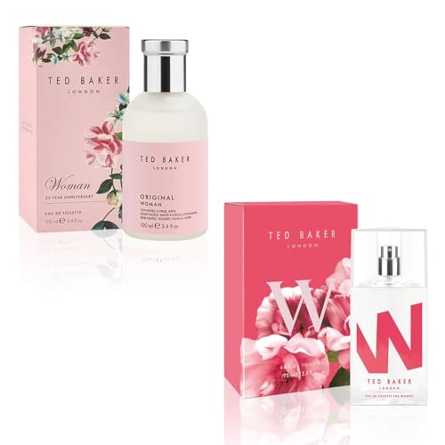 Floral Fragrance Duo - Pink & Green Floral Eau de Toilette Set 75ml