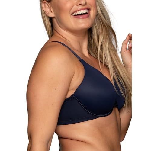 Vanity Fair Women's Beauty Back Smoothing Strapless Bra, 4-Way Stretch Fabric, Lightly Lined Cups up to H