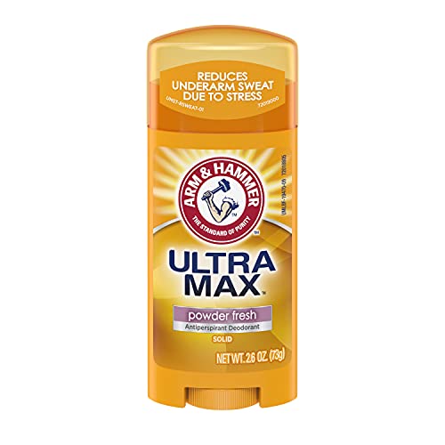 Arm & Hammer Ultramax Anti-Perspirant Deodorant Powder Fresh 2.6oz Pack of 12 - Baby Powder Variant