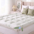 Queen Mattress Topper Pillow-Top 1200 GSM - Bamboo Viscose Comfort (Queen)
