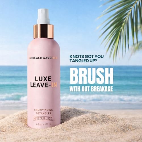 Beachwaver Luxe Leave-In Hair Detangler 6 Fl Oz - Deep Conditioning & Strengthening
