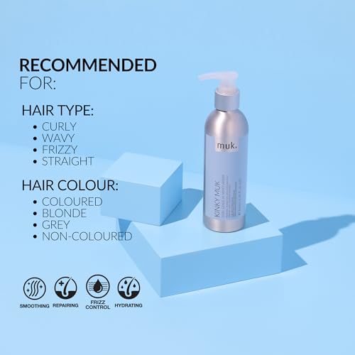 Kinky Leave-In Moisturizer for Curly & Straight Hair - Hydrating Curl Cream 200ml
