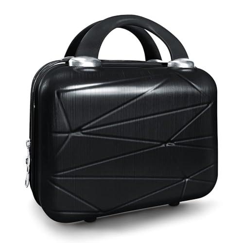 GigabitBest 12 Inch Multi-Purpose Waterproof Hard Shell Makeup Case (H003-Black-12 Inch)