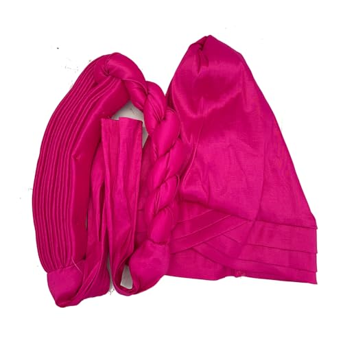 African Turban Cap Braids Headwrap - One Size Coffee NJYFG