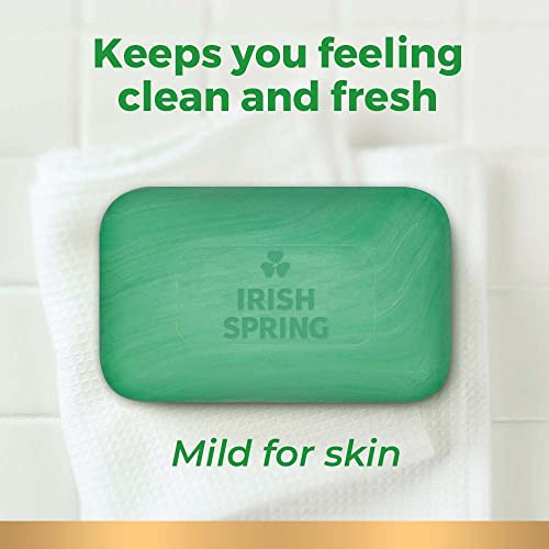 Irish Spring Deodorant Bar Soap, Original, Green, 11.1 Ounce (Pack of 3)