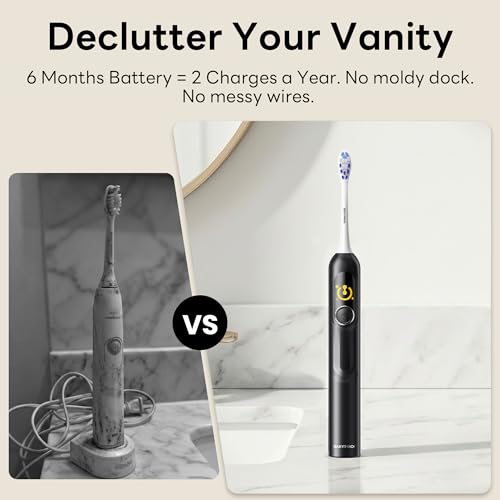 Kids Electric Toothbrush with Zone Scoring & Braces Friendly - Pearl White