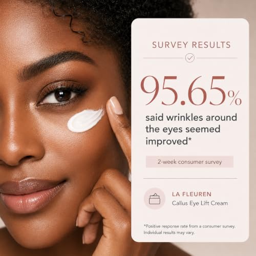 LA FLEUREN Plant Callus Eye Cream for Fine Lines Puffiness Dark Circles 0.85 oz